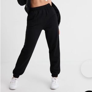 Garage New black boyfriend joggers